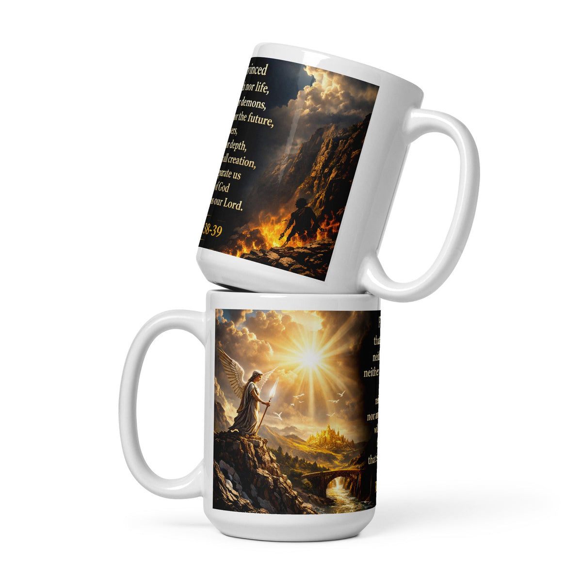 Romans 8:38-39 Mug — Nothing Can Separate Us
