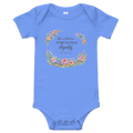 Clothed with Strength and Dignity baby One piece