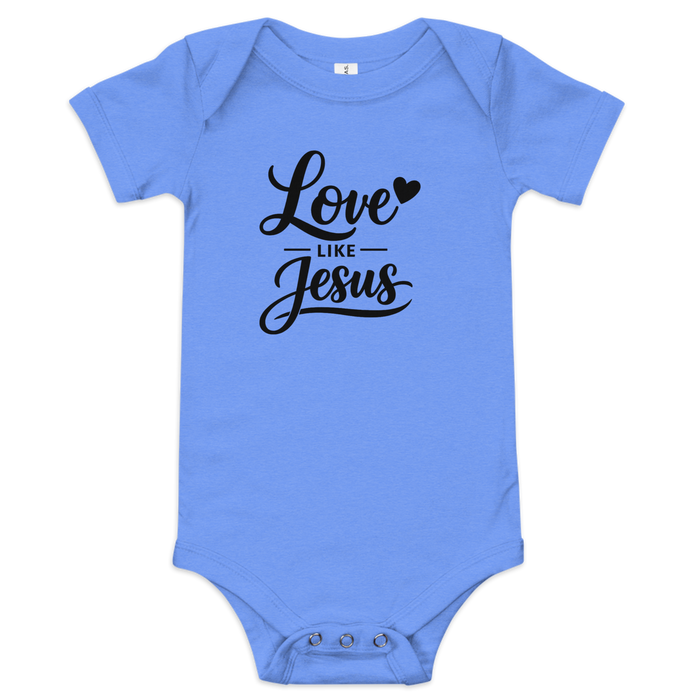 Love like Jesus Baby short sleeve one piece