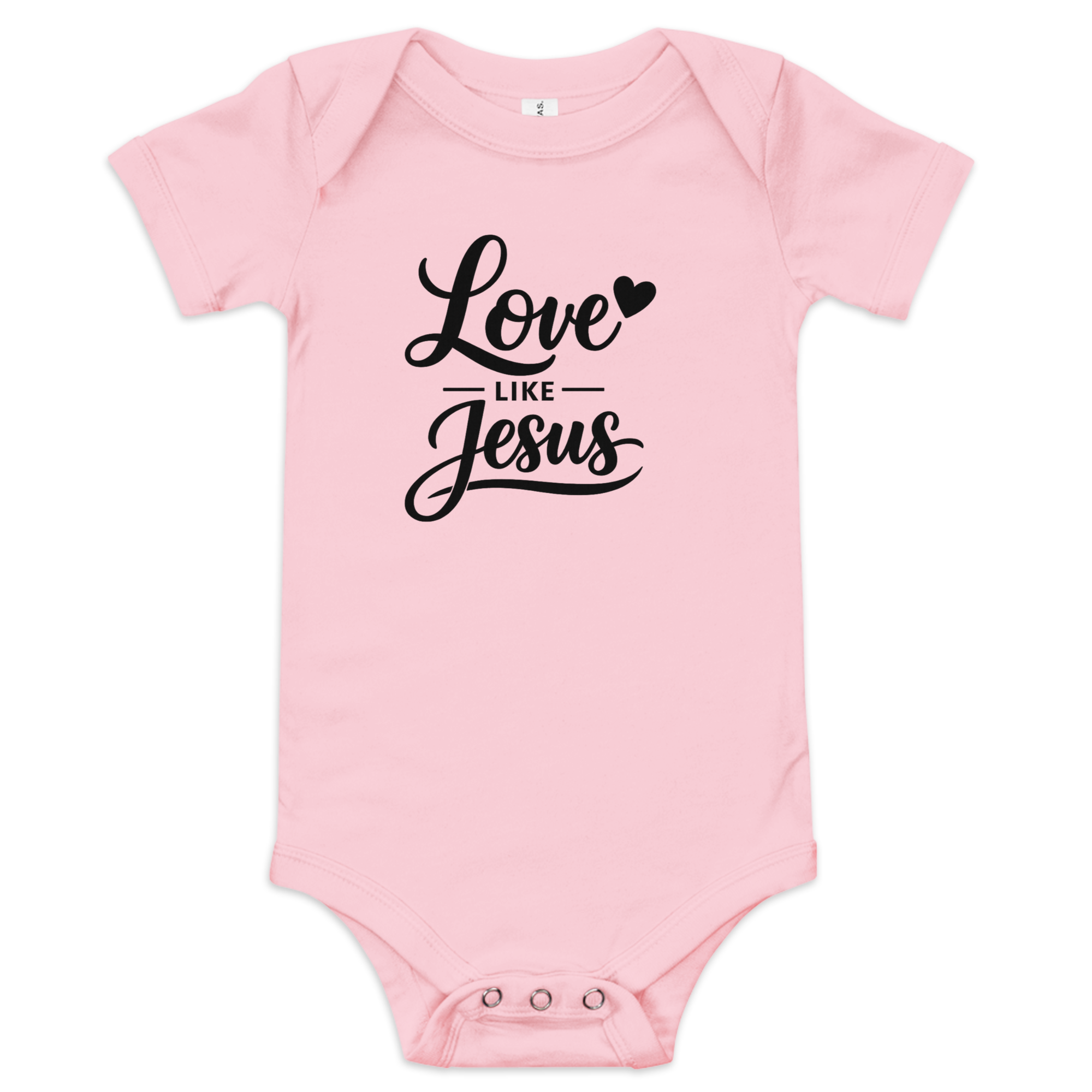 Love like Jesus Baby short sleeve one piece