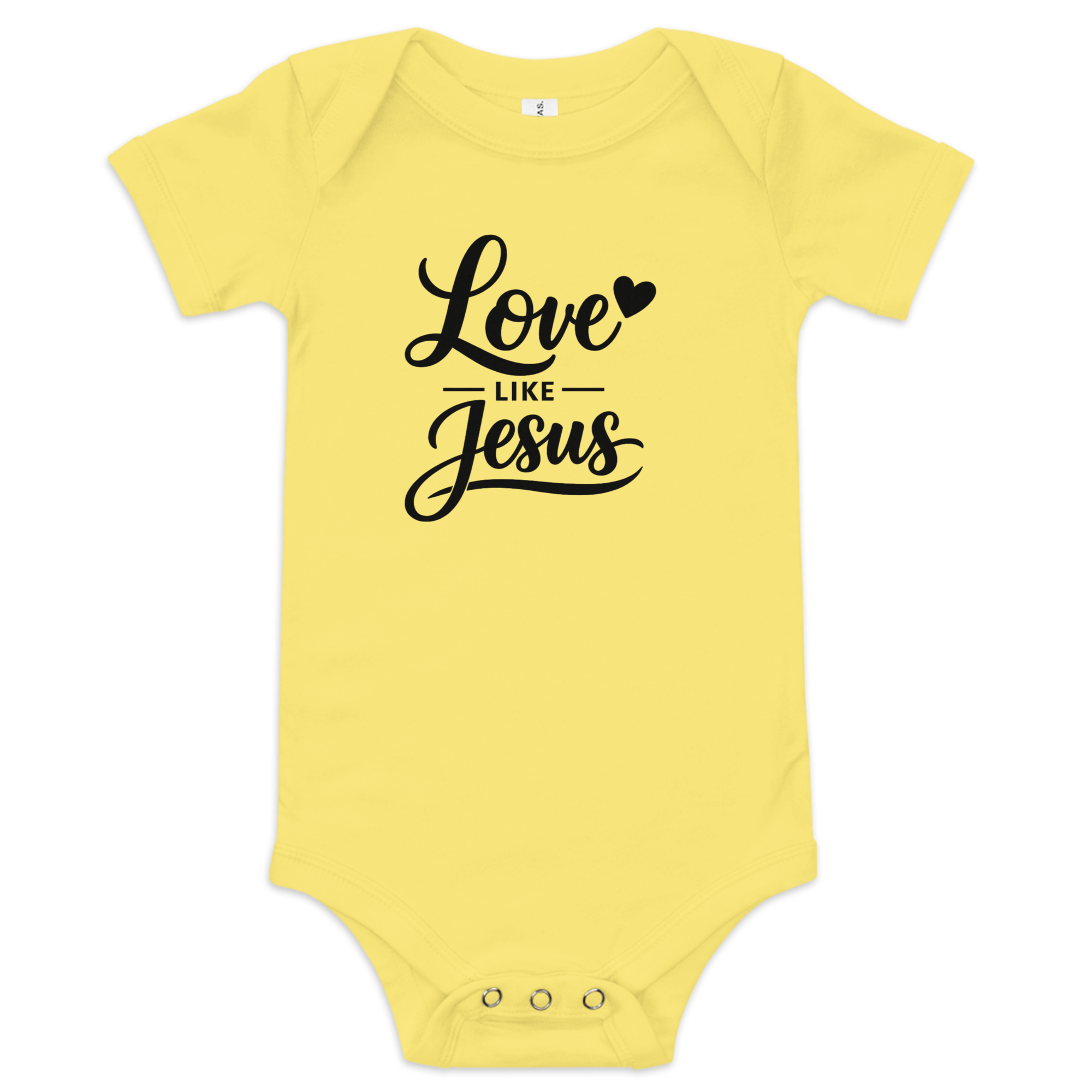 Love like Jesus Baby short sleeve one piece
