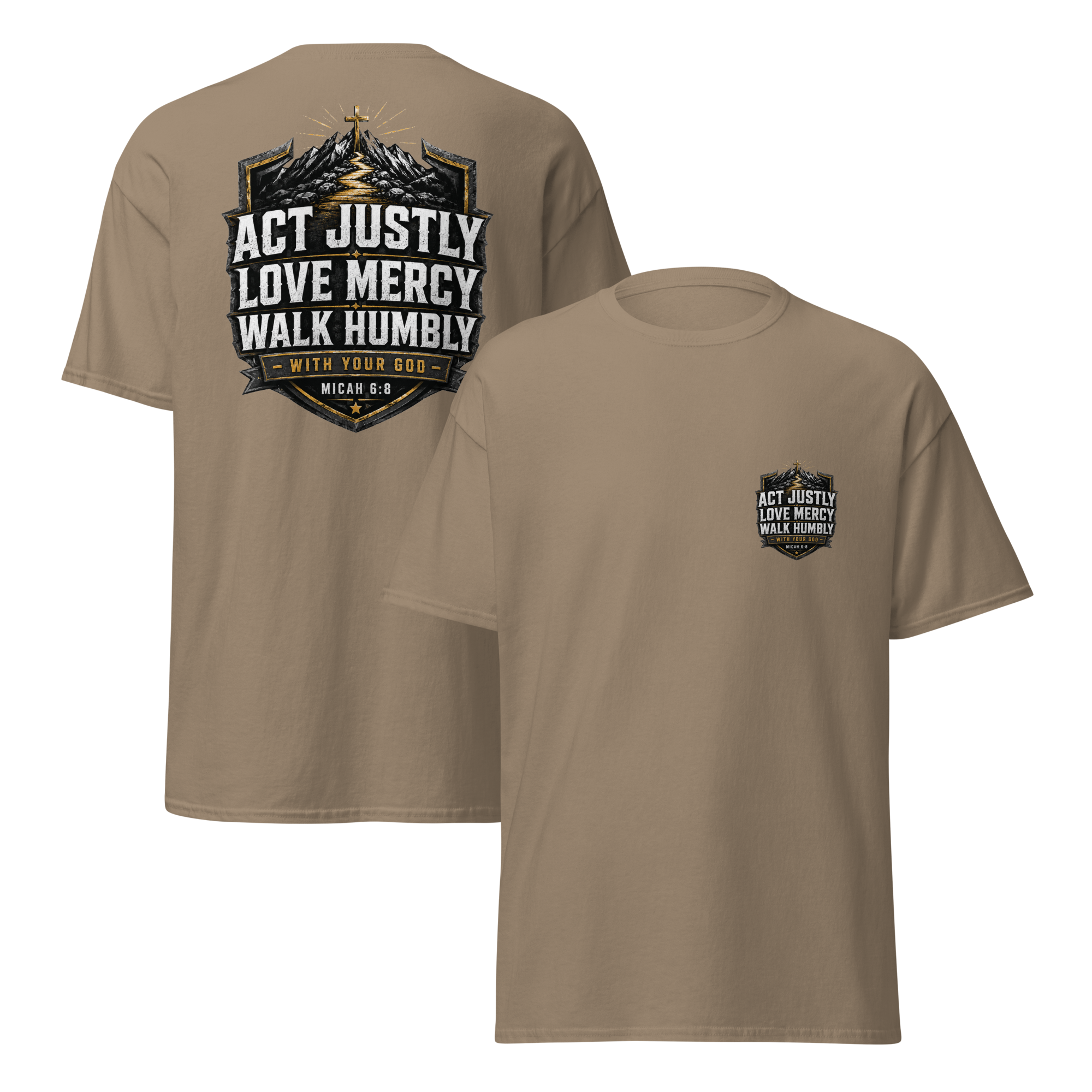 Act Justly Love Mercy Walk Humbly T-shirt