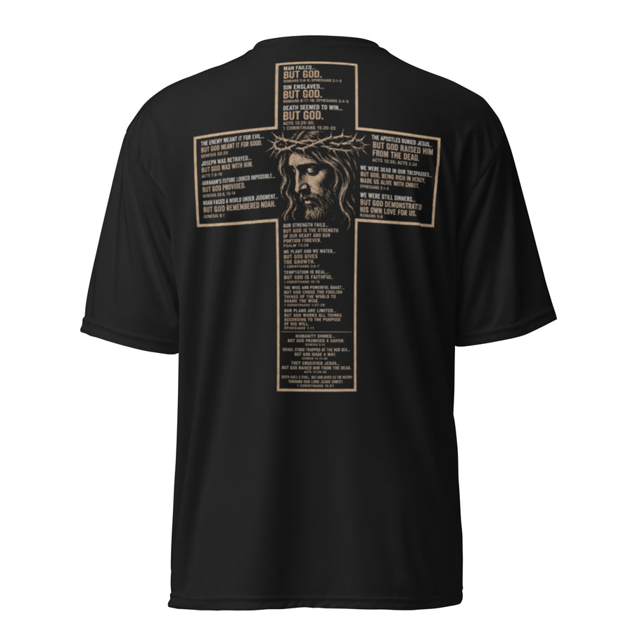 But God Performance T-Shirt | Men's Moisture-Wicking Christian Tee