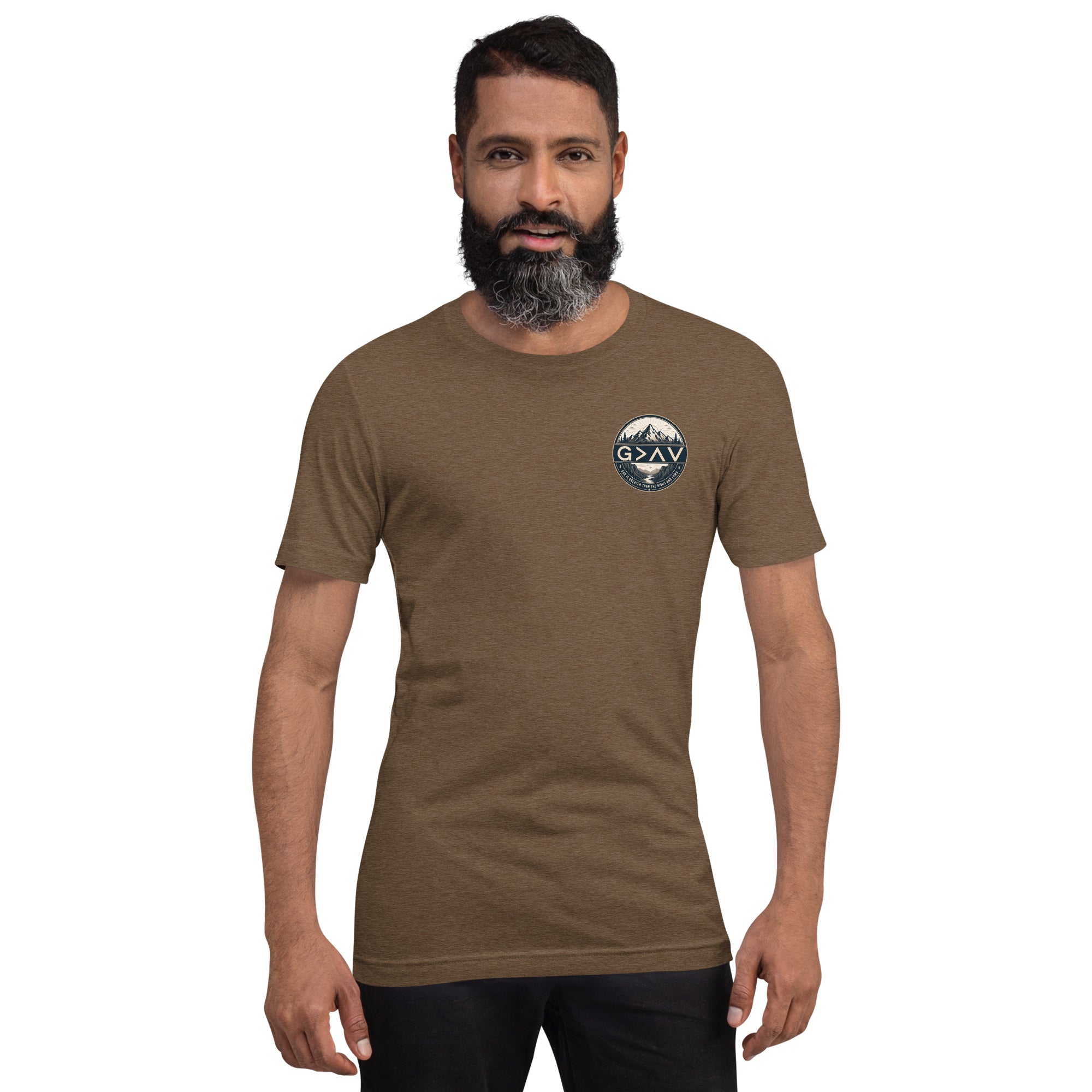 God is Greater Than the Highs and Lows – Unisex Christian T-Shirt