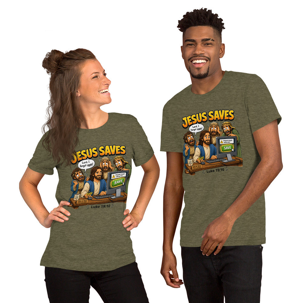 Jesus Saves Unisex T-Shirt