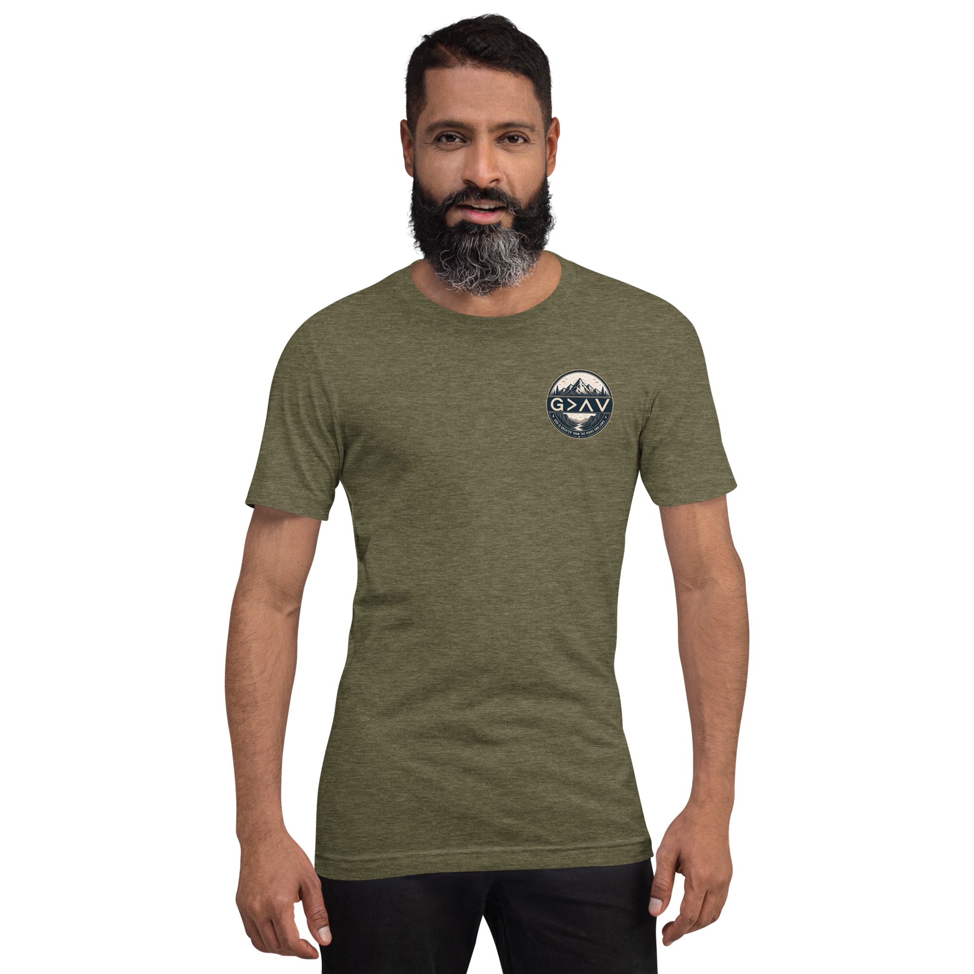 God is Greater Than the Highs and Lows – Unisex Christian T-Shirt