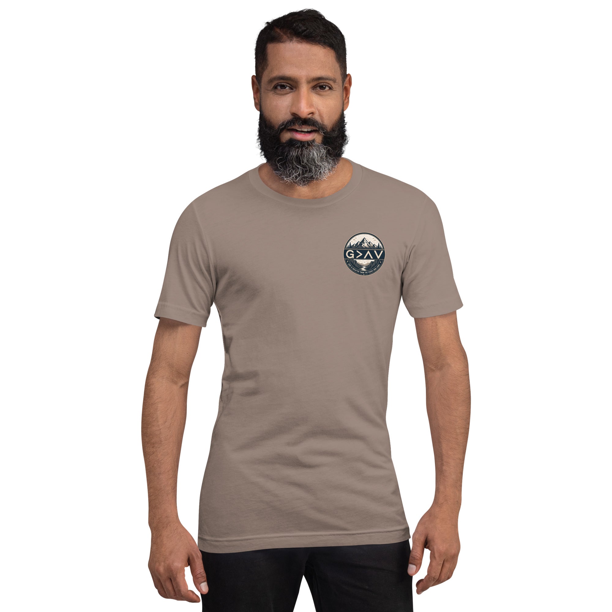 God is Greater Than the Highs and Lows – Unisex Christian T-Shirt