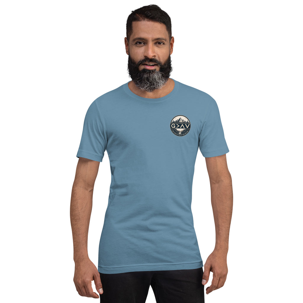 God is Greater Than the Highs and Lows – Unisex Christian T-Shirt