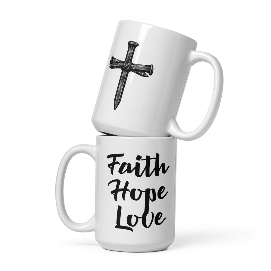 Faith Hope and Love Coffee Mug 