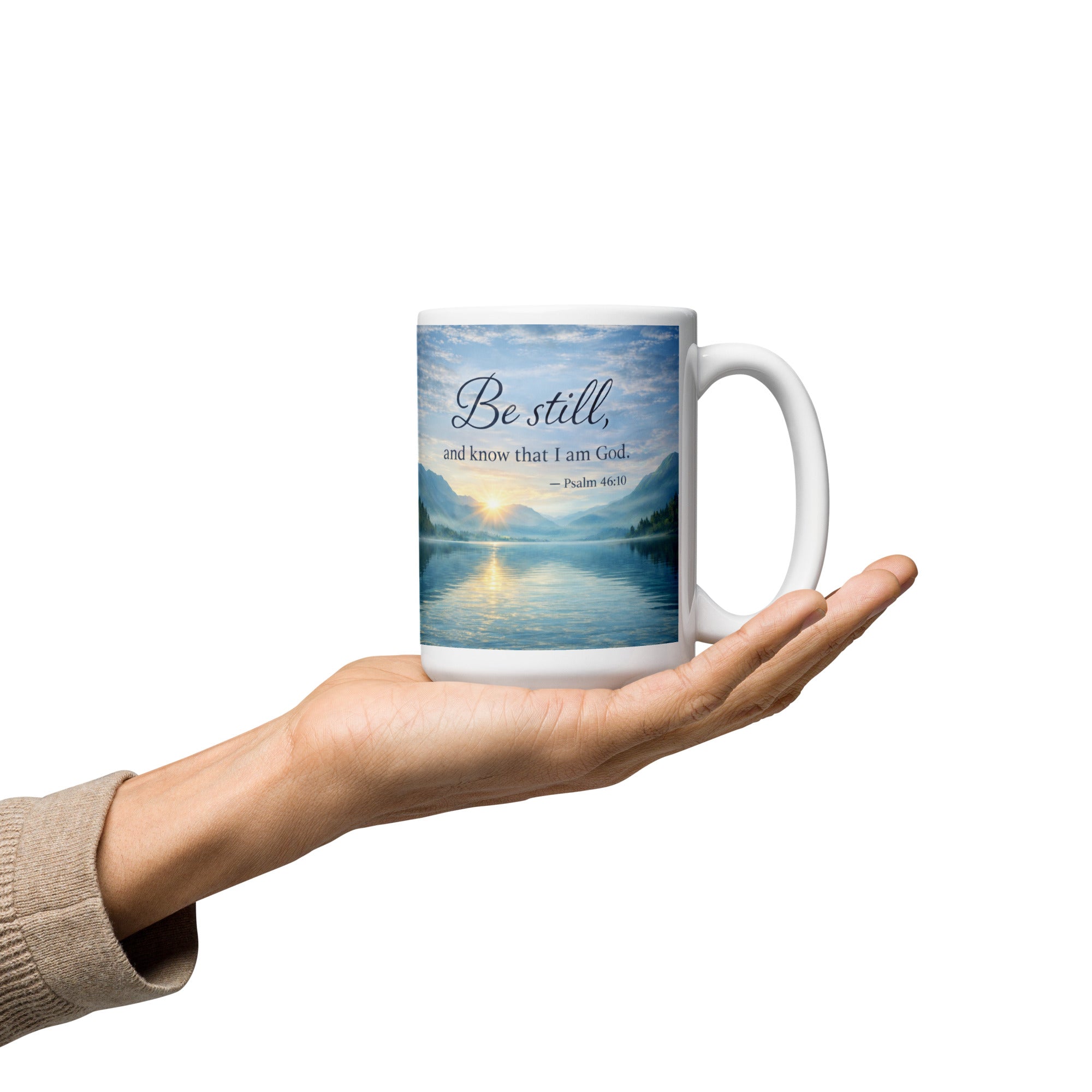 Be Still & Know — Psalm 46:10 Coffee Mug