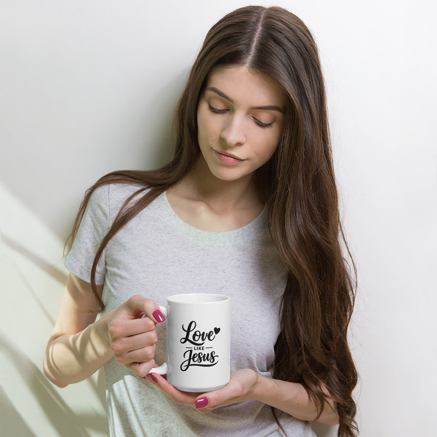 Love like Jesus Mug White
