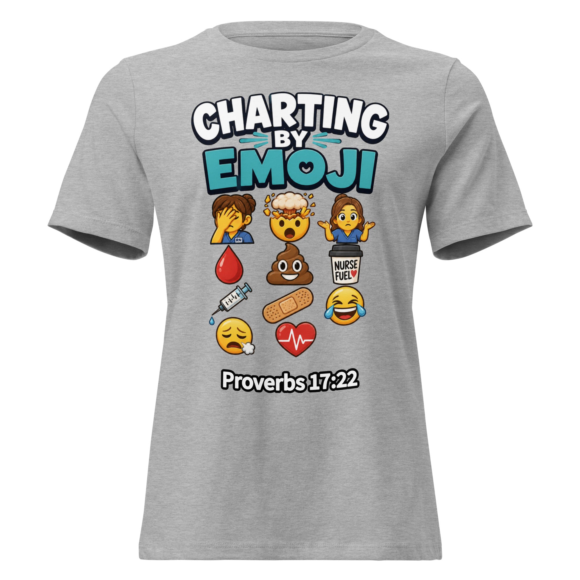 Viral Nursing EMOJI T-shirt