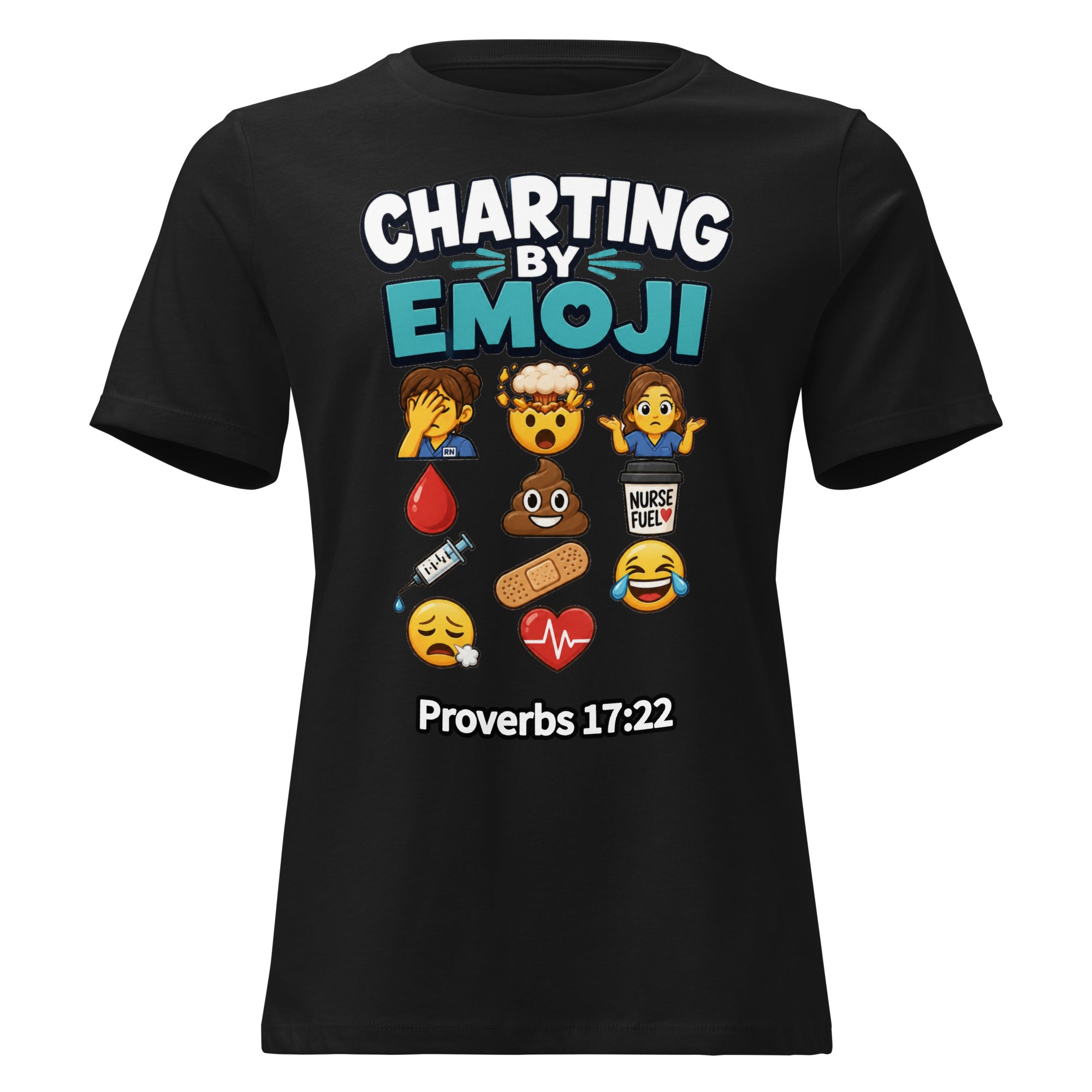 Viral Nursing EMOJI T-shirt
