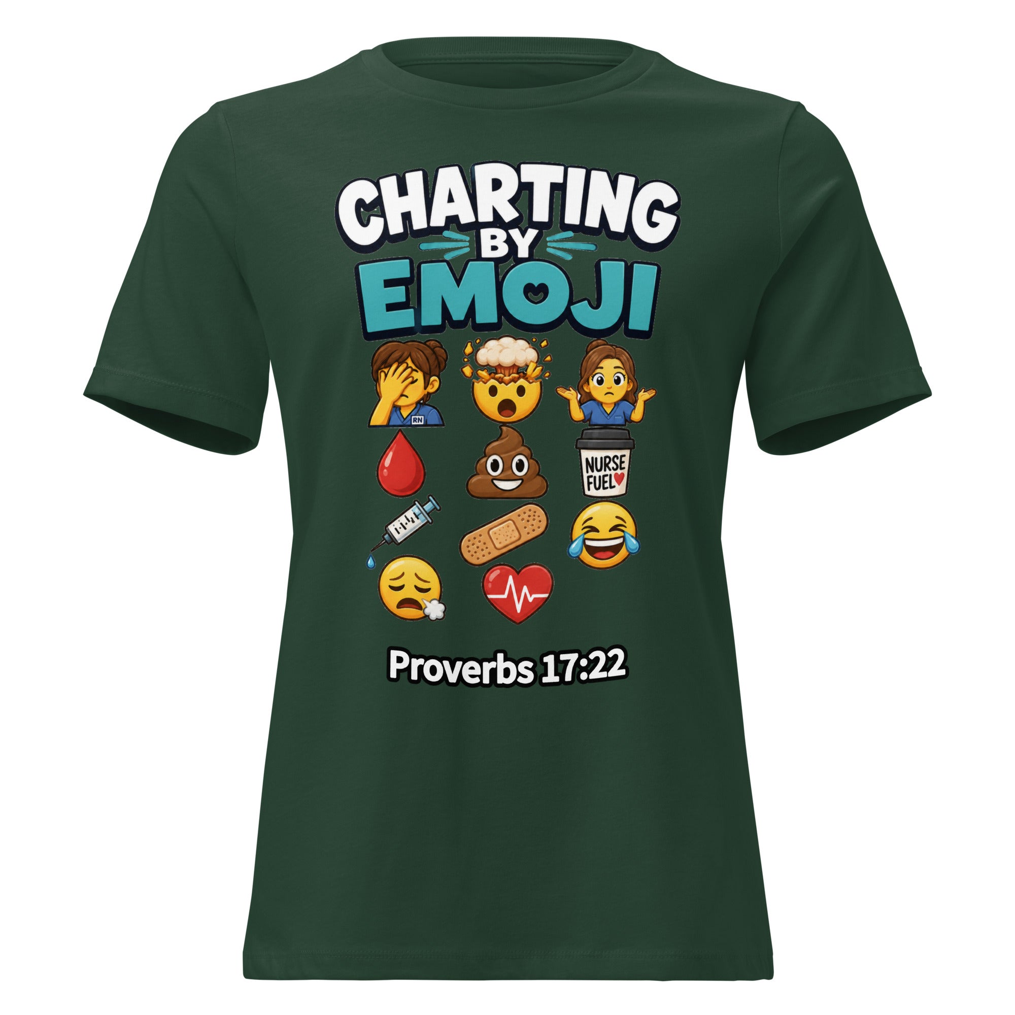 Viral Nursing EMOJI T-shirt