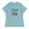 Faith Of Fear T Shirt Heather heather blue