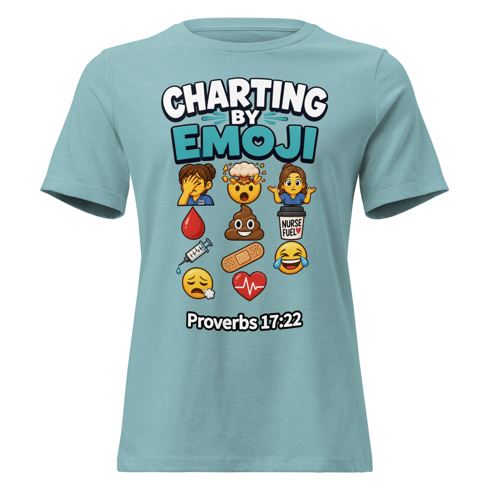 Viral Nursing EMOJI T-shirt