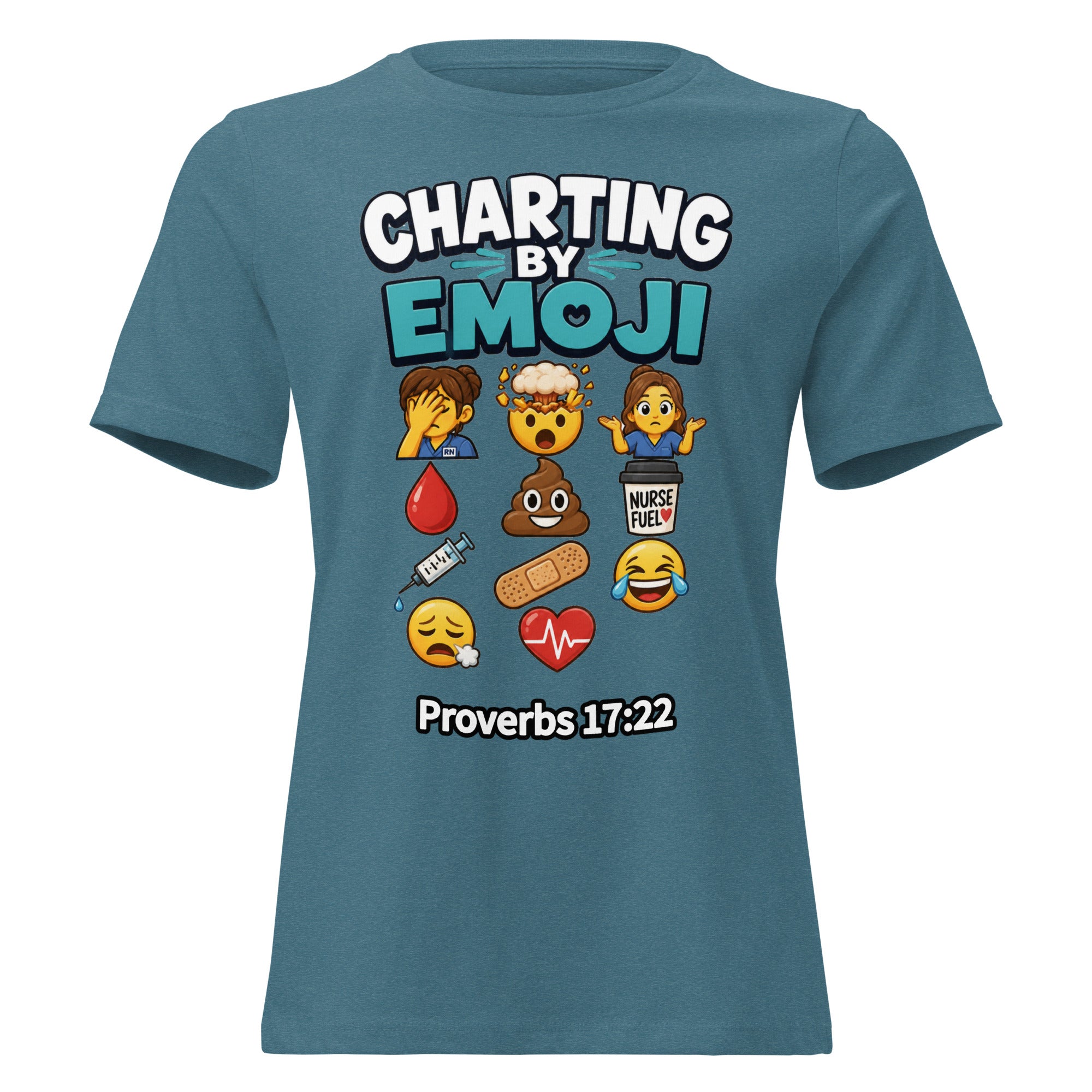 Viral Nursing EMOJI T-shirt