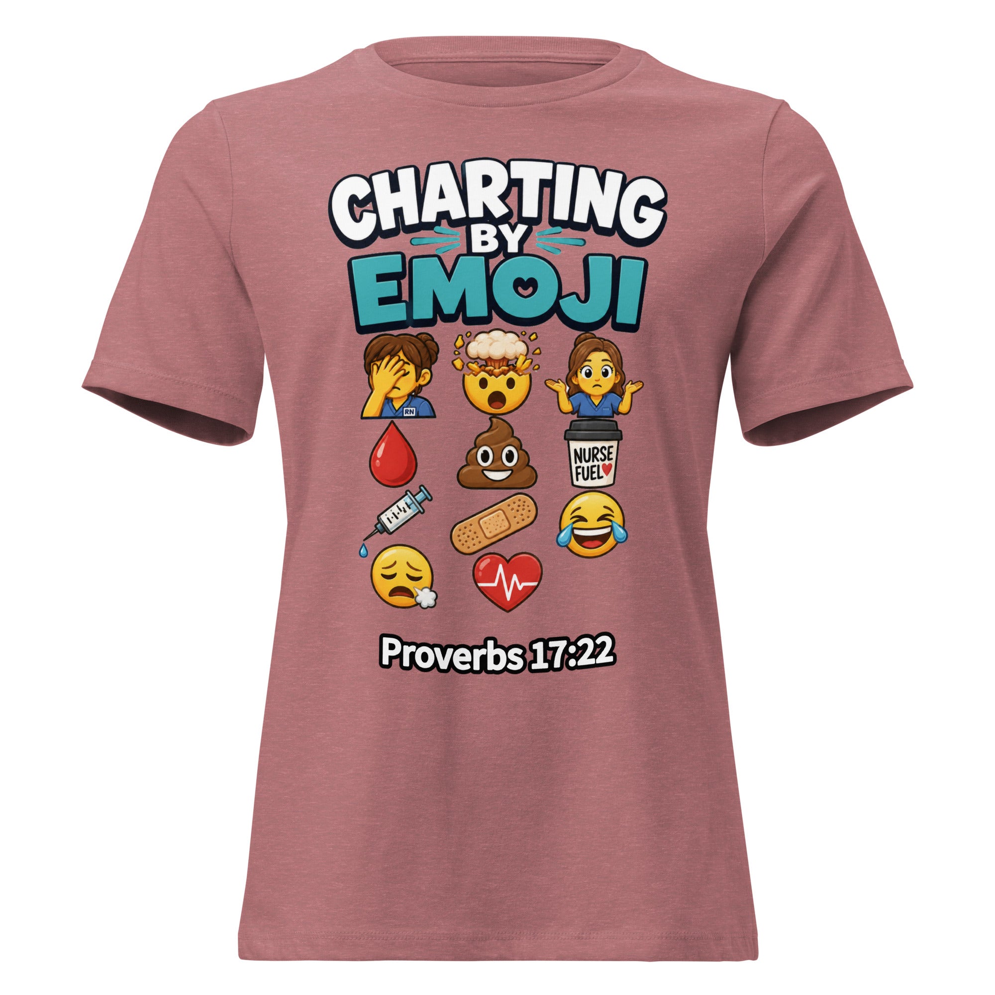 Viral Nursing EMOJI T-shirt