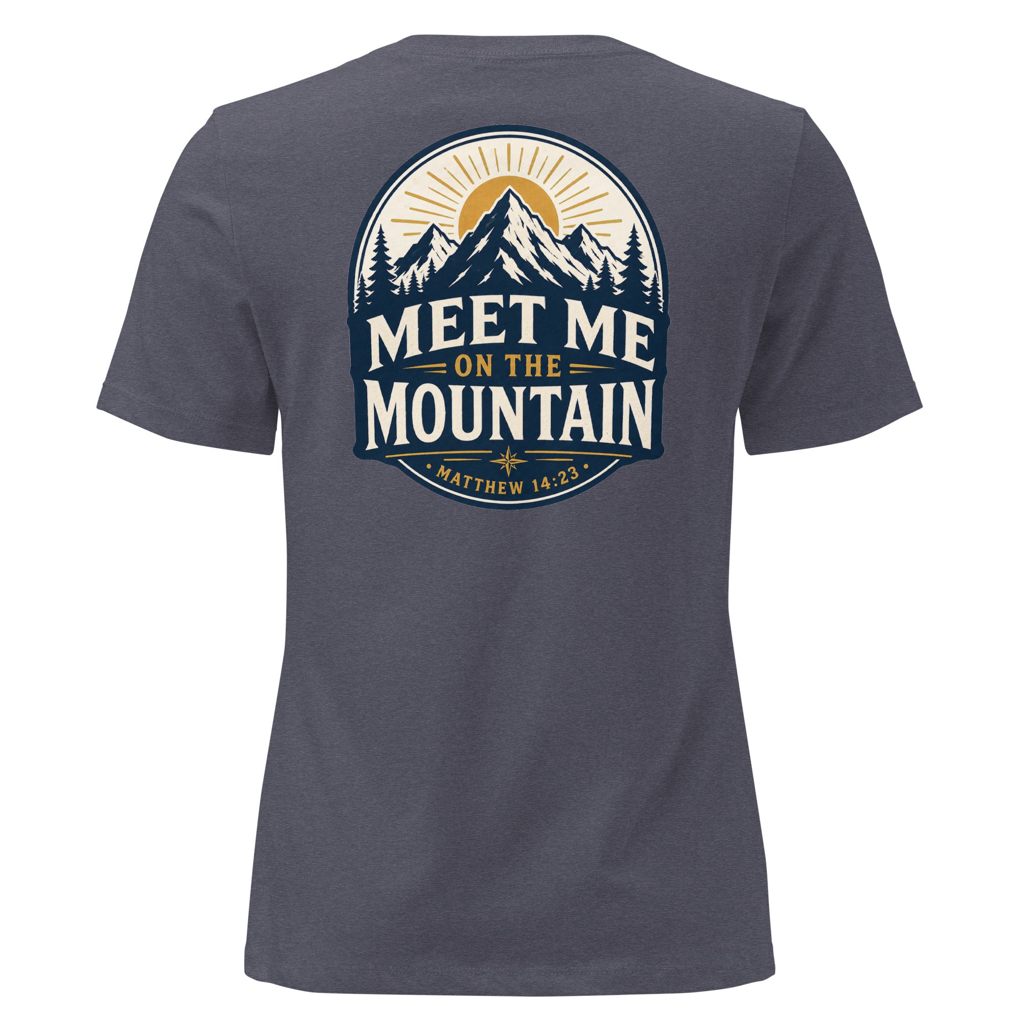 Meet Me on the Mountain Front and Back Women's Relaxed T-Shirt