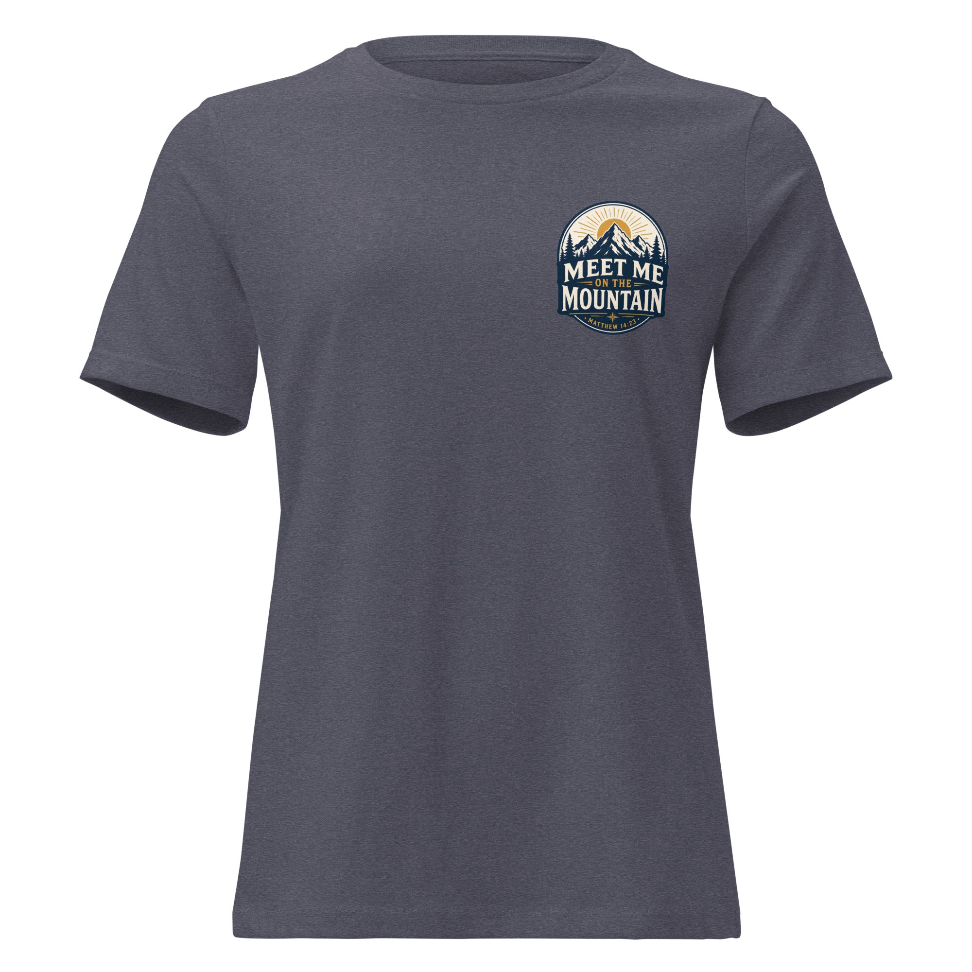 Meet Me on the Mountain Front and Back Women's Relaxed T-Shirt