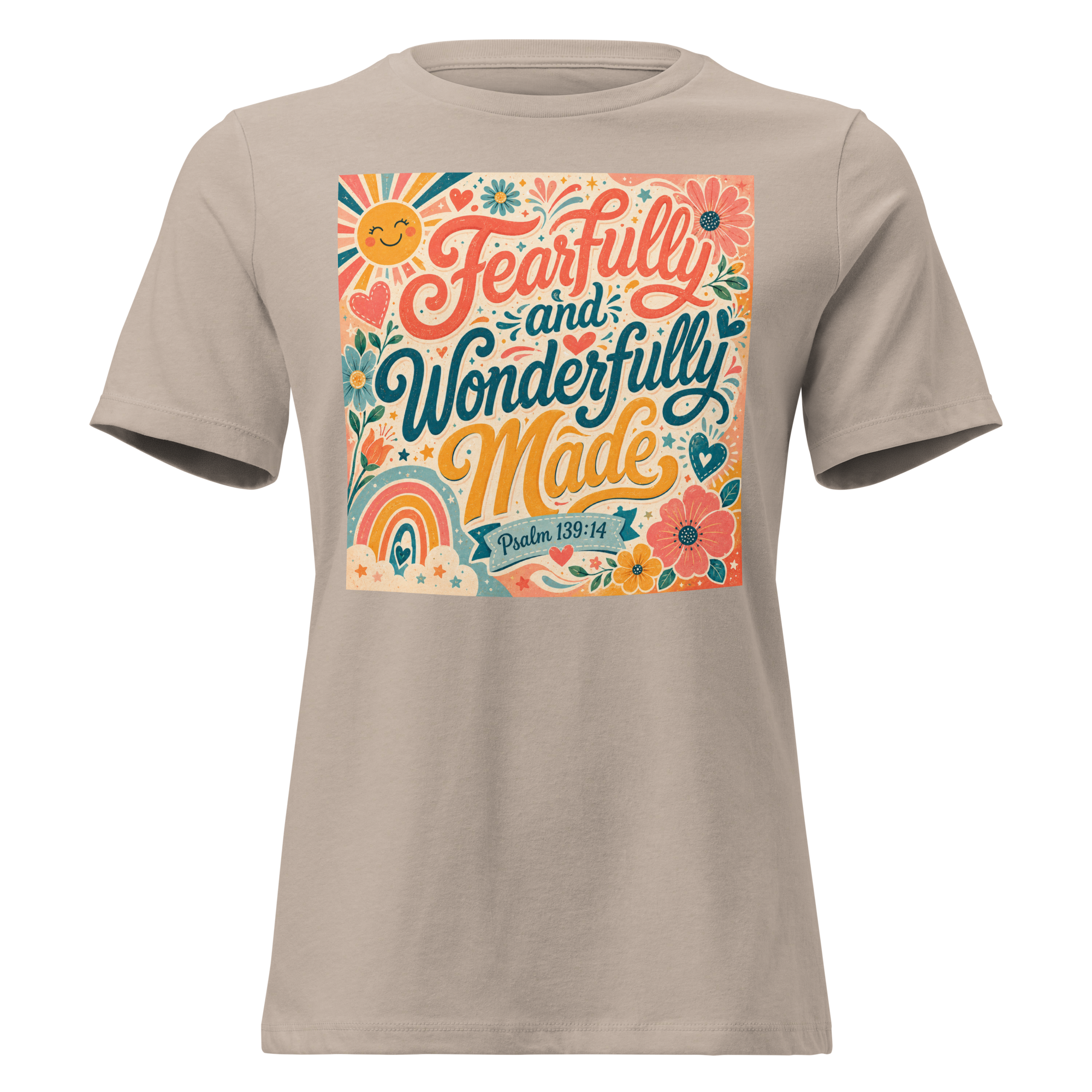 Fearfully and wonderfully made Psalm 139-14 T-shirt