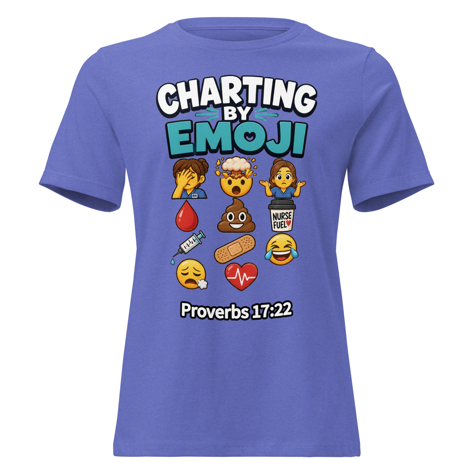 Viral Nursing EMOJI T-shirt