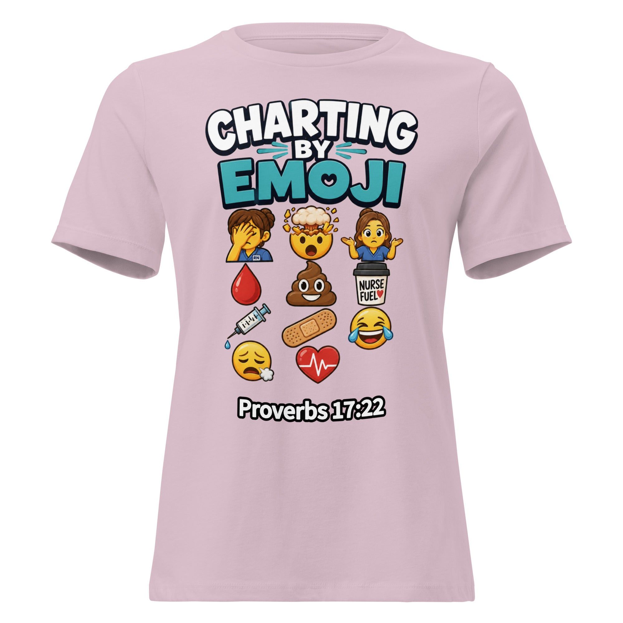 Viral Nursing EMOJI T-shirt