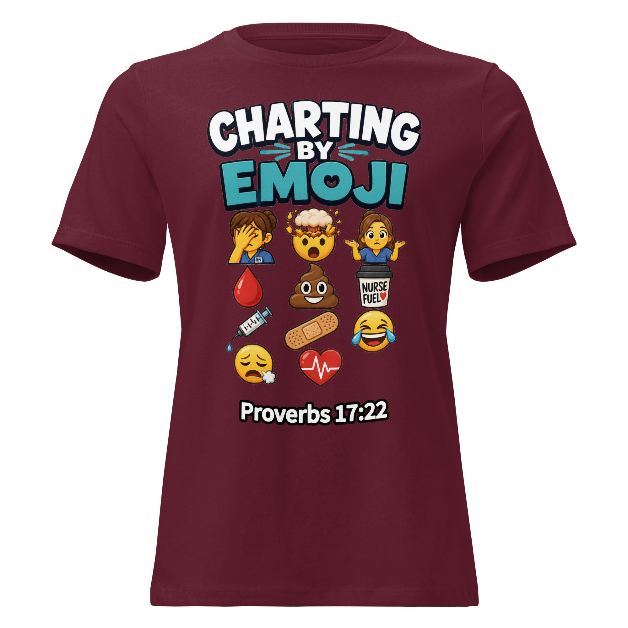 Viral Nursing EMOJI T-shirt