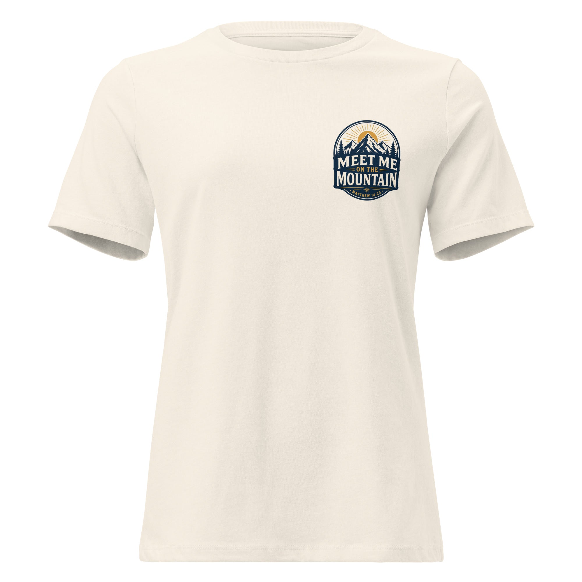 Meet Me on the Mountain Front and Back Women's Relaxed T-Shirt