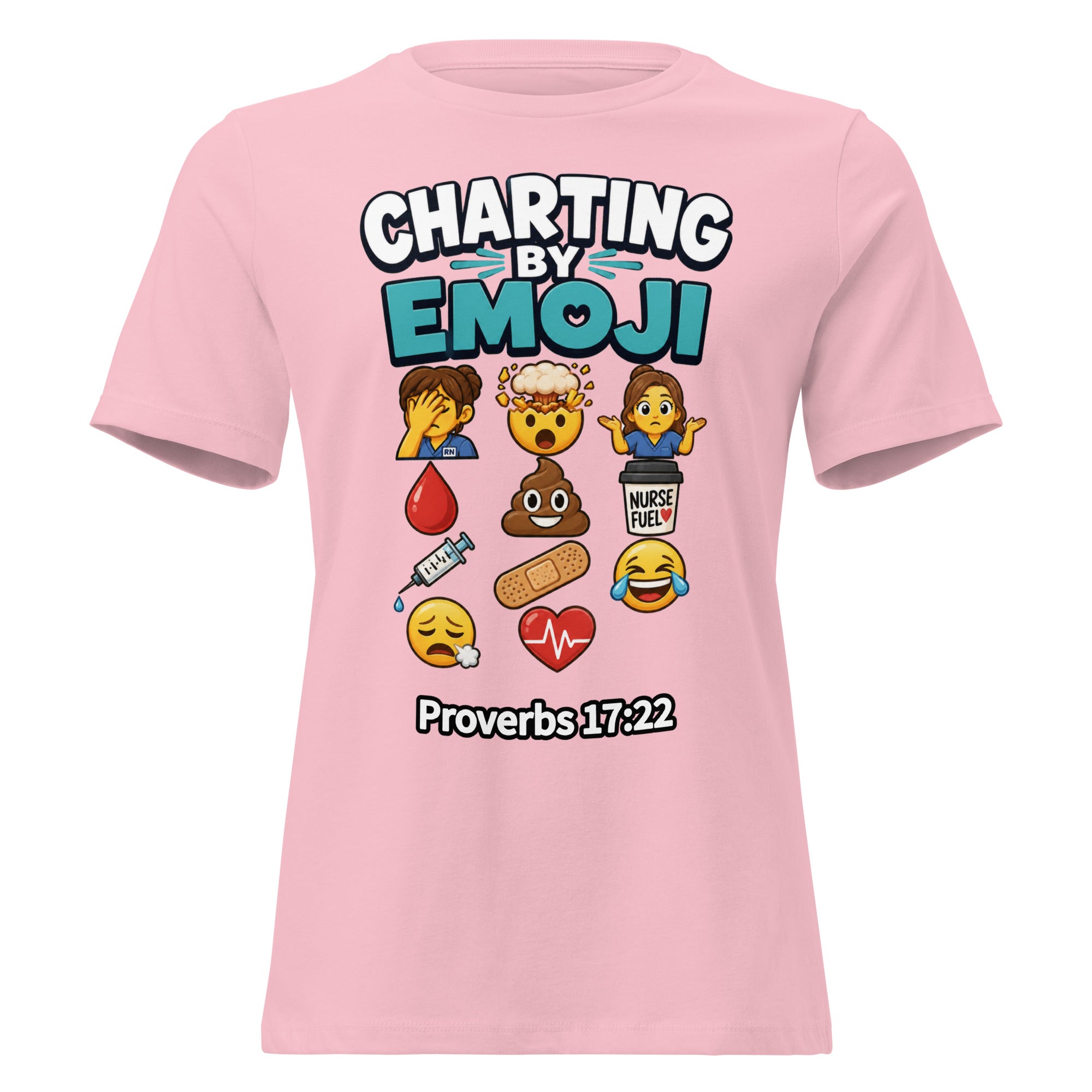 Viral Nursing EMOJI T-shirt