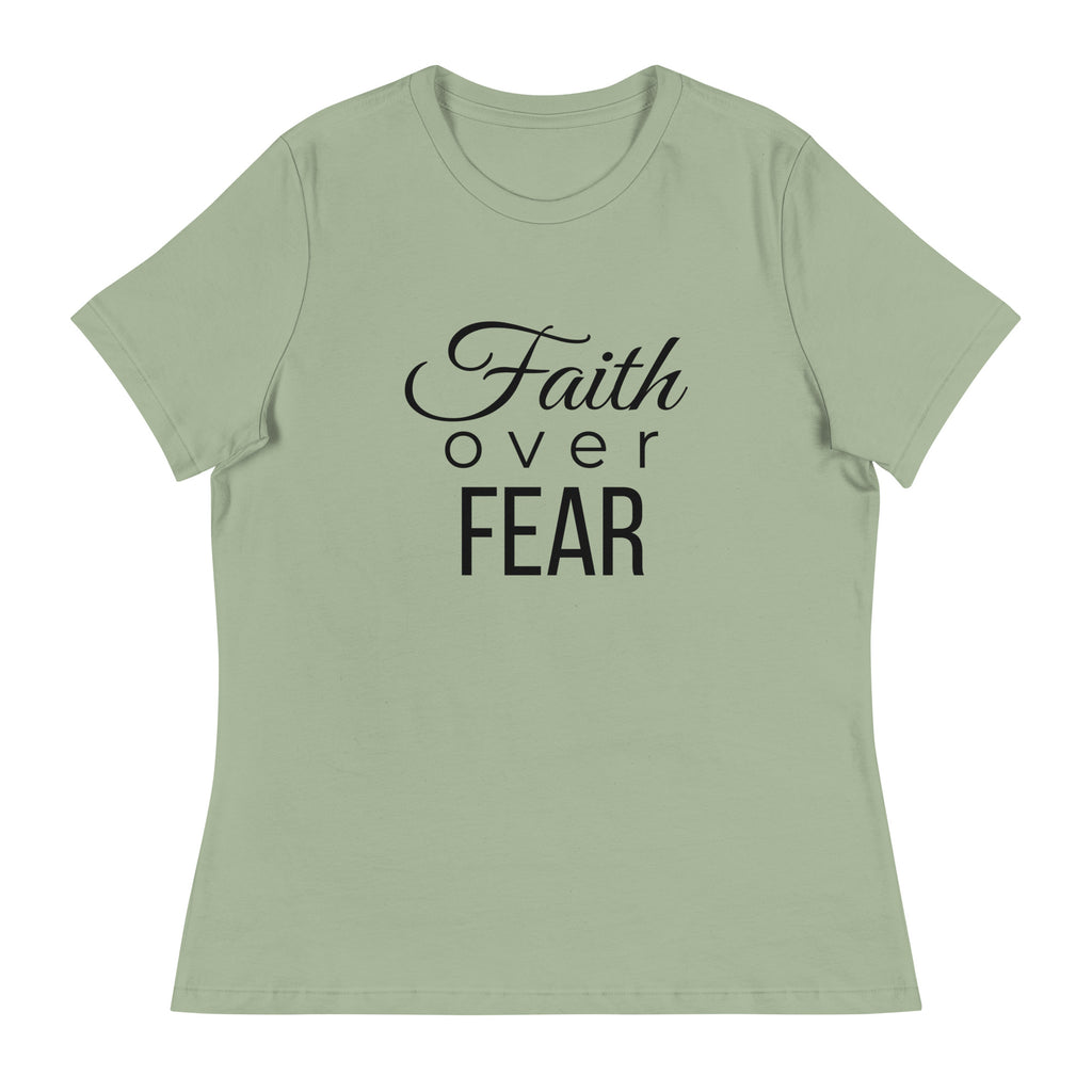 Faith Of Fear T Shirt Heather green