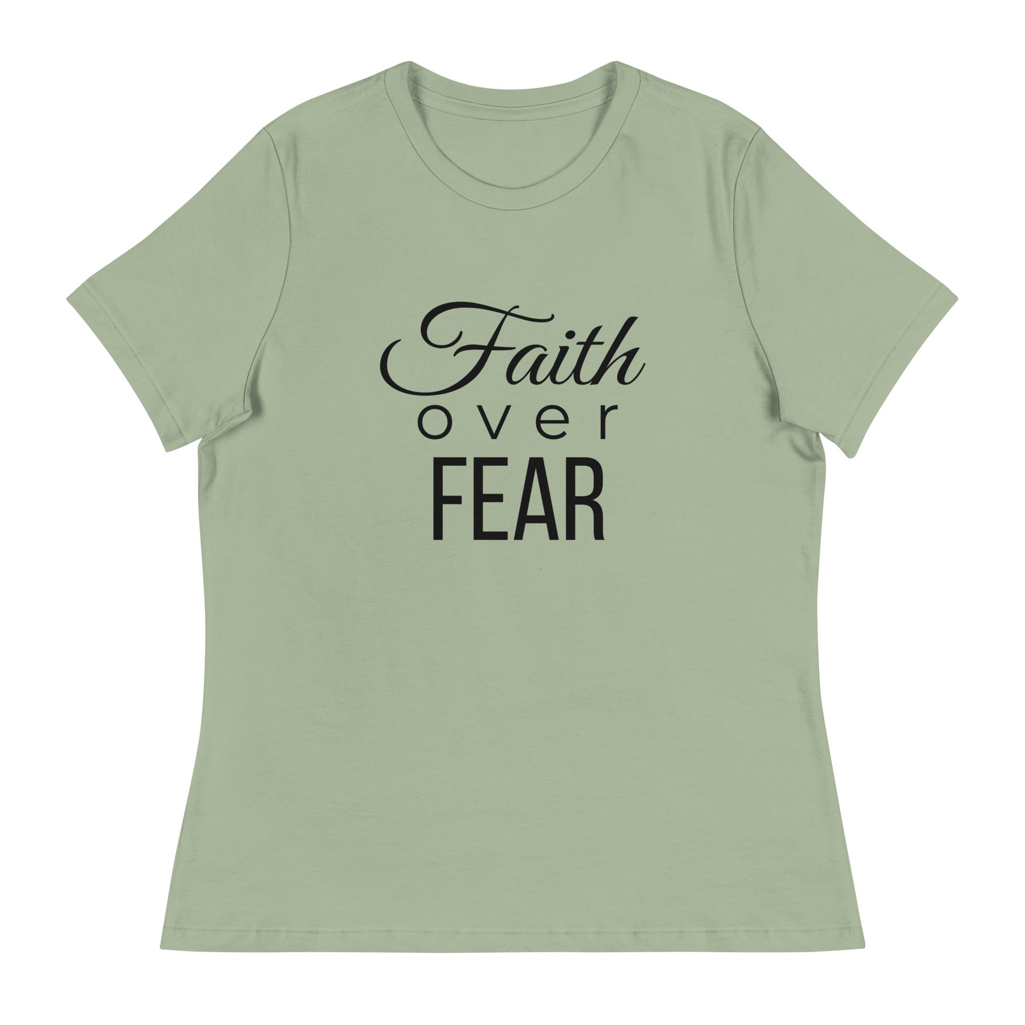 Faith Of Fear T Shirt Heather green