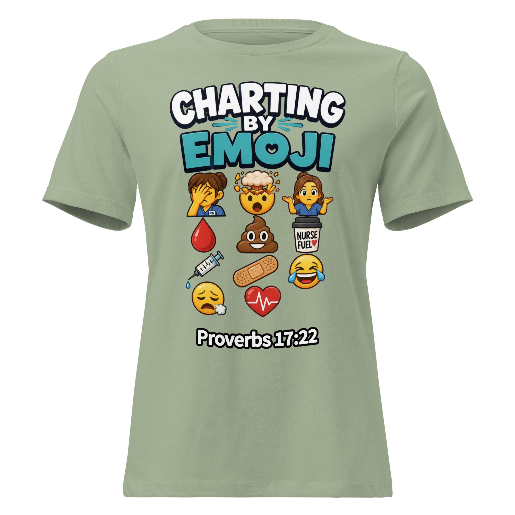Viral Nursing EMOJI T-shirt
