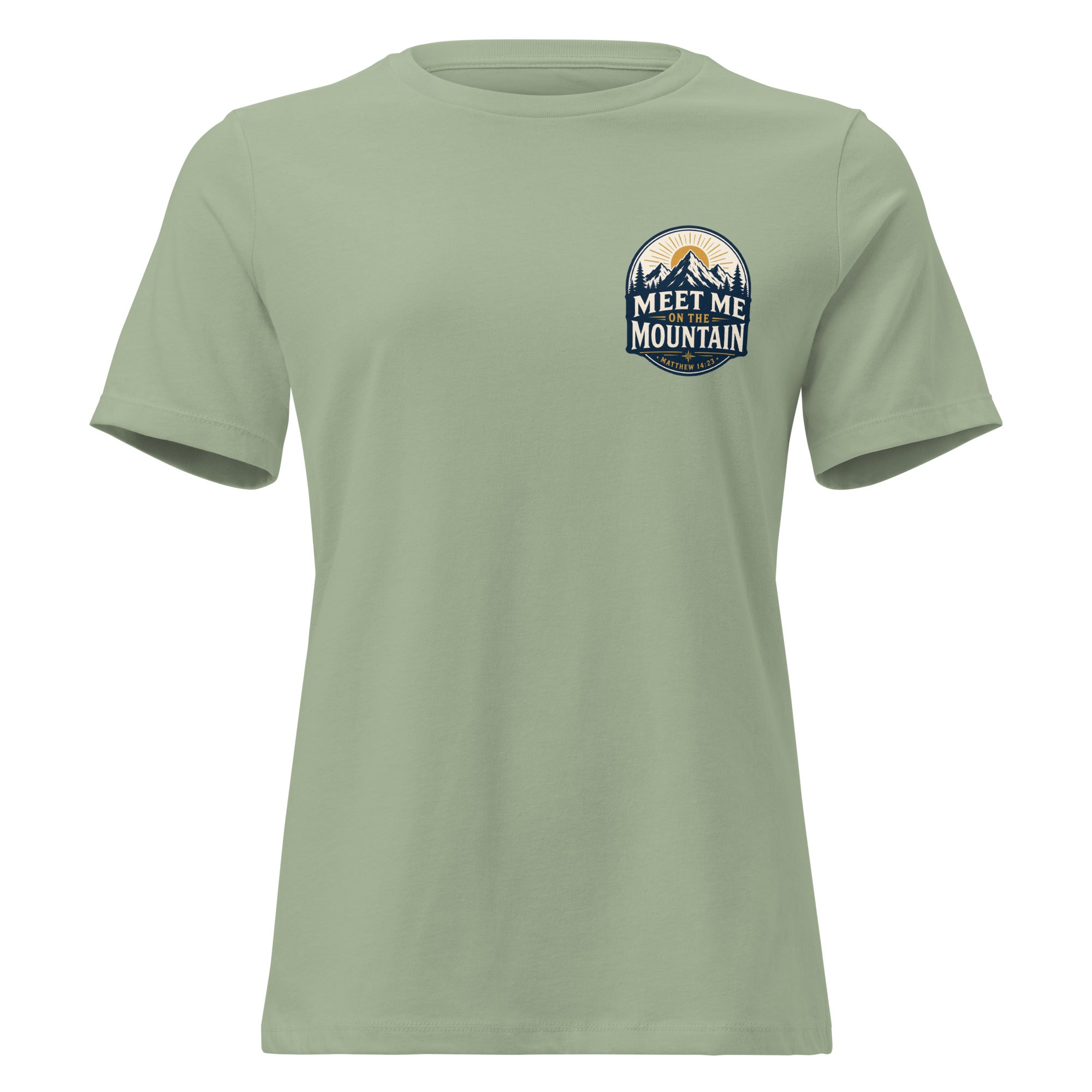 Meet Me on the Mountain Front and Back Women's Relaxed T-Shirt