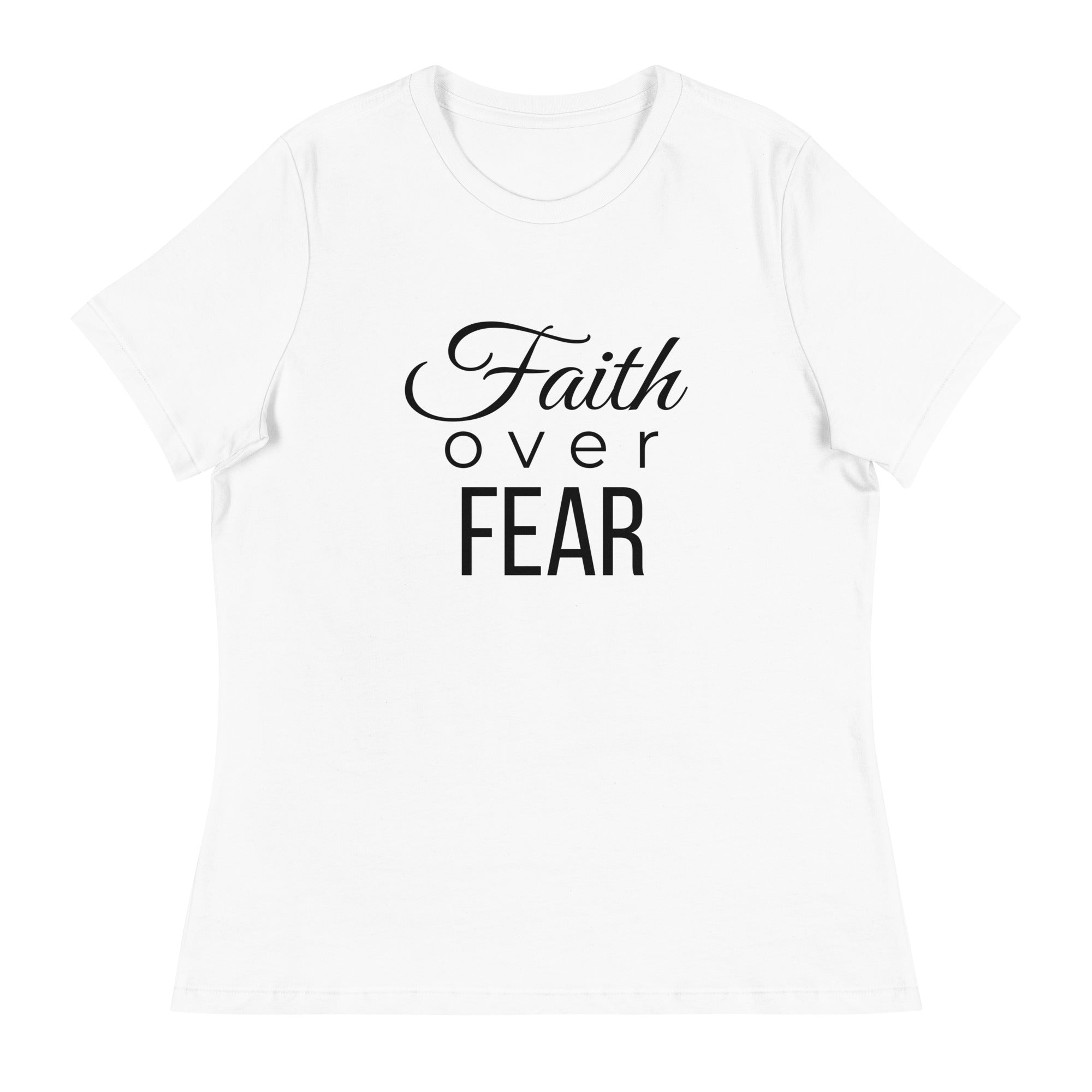 Faith Of Fear T Shirt white